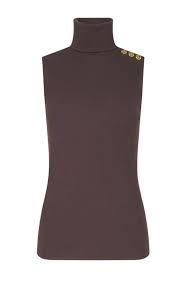 L'Agence Ceci Sleeveless Turtleneck