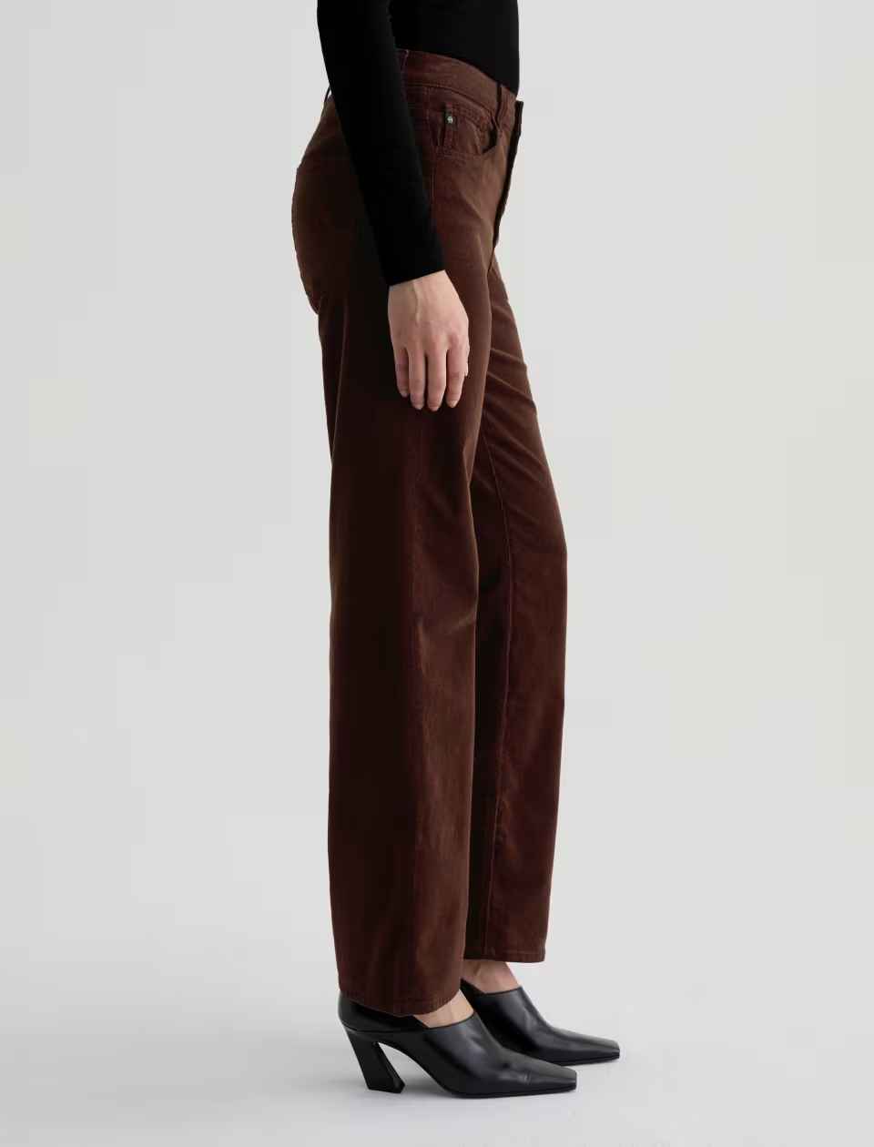 AG Brinley Corduroy Mid-Rise Straight Pants
