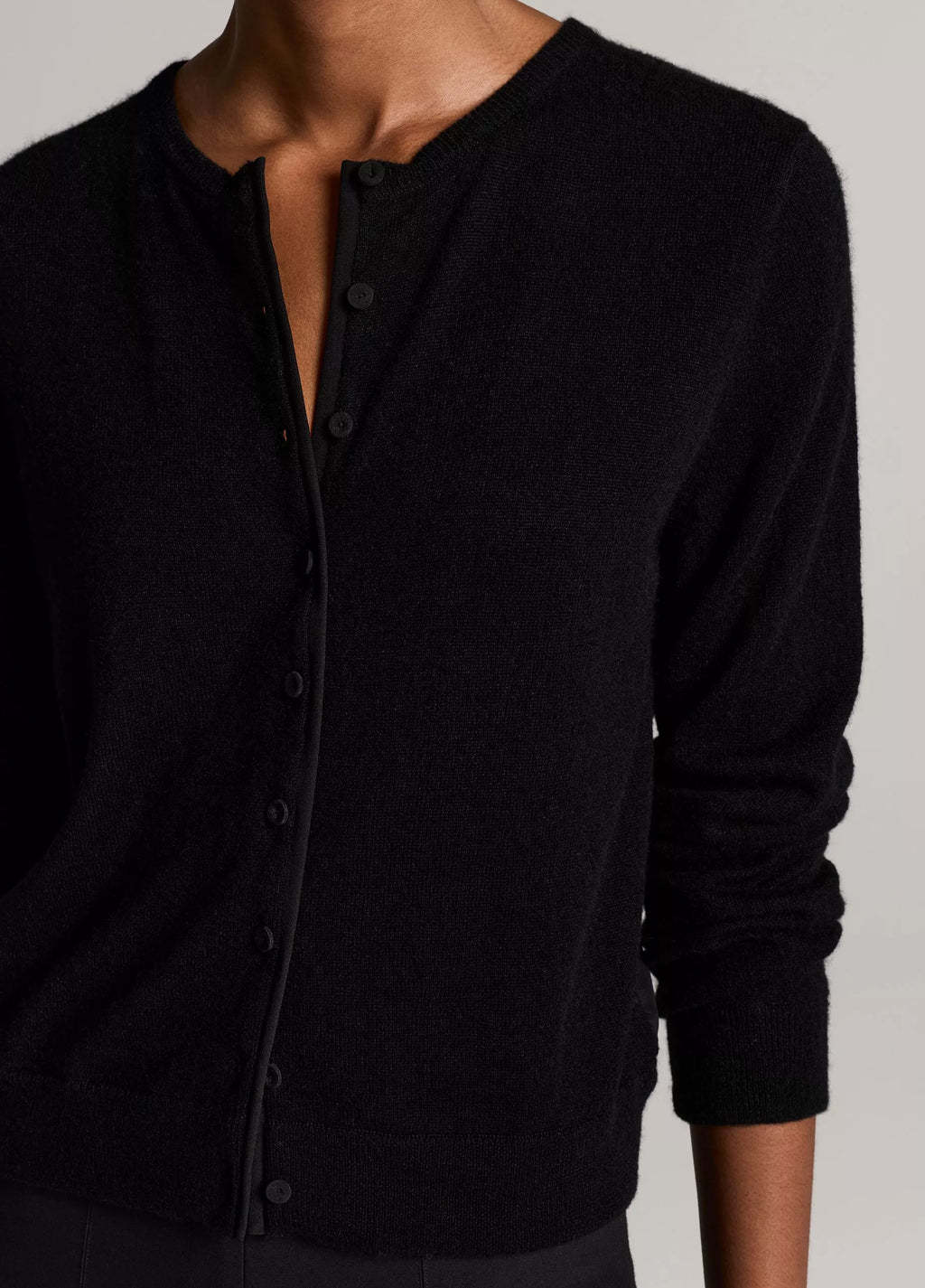 Vince Wool-Blend Mixed-Media Cardigan