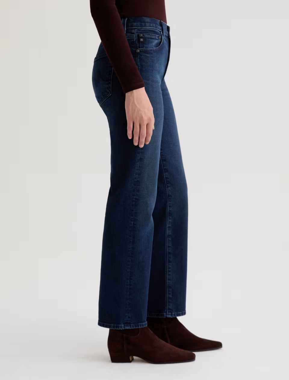 AG Brinley Mid-Rise Straight Jeans