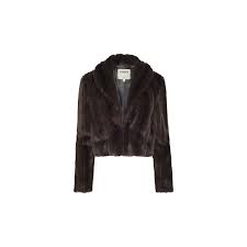 L'Agence Davy Faux Fur Jacket