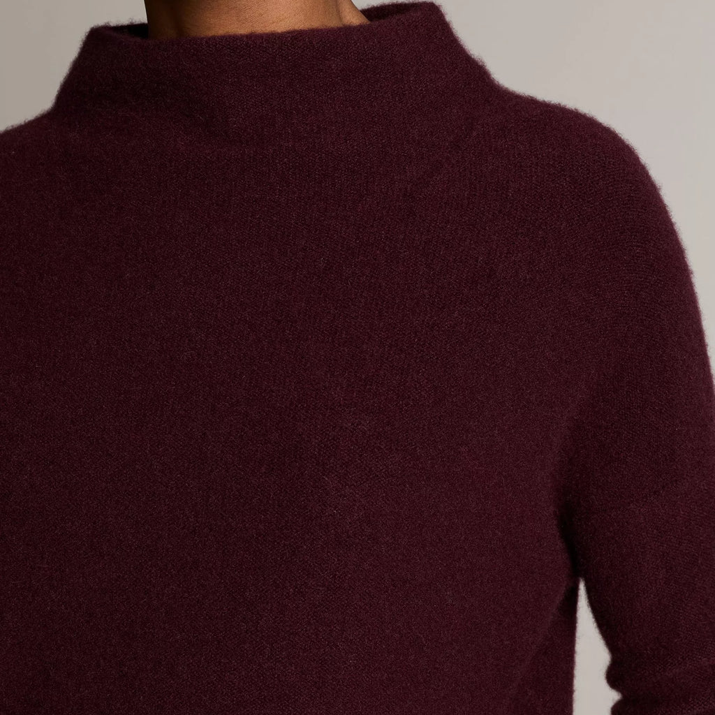 Vince Plush Cashmere Funnel-Neck Sweater