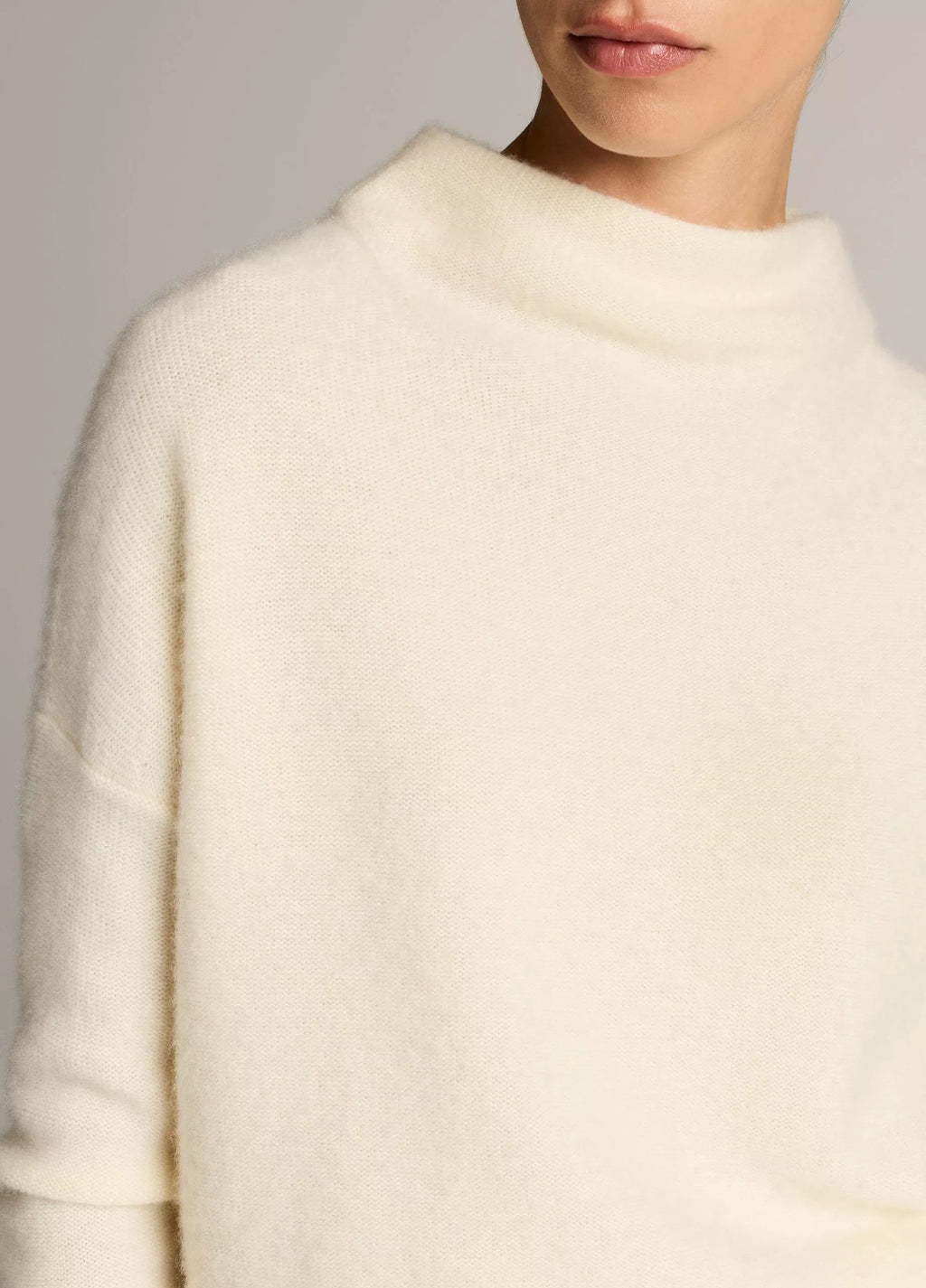 Vince Plush Cashmere Funnel-Neck Sweater
