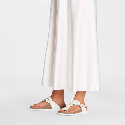 Birkenstock Gizeh Flower Leather Sandal