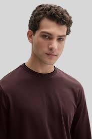 Robert Barakett The Barakett Double Neck Long Sleeve Tee