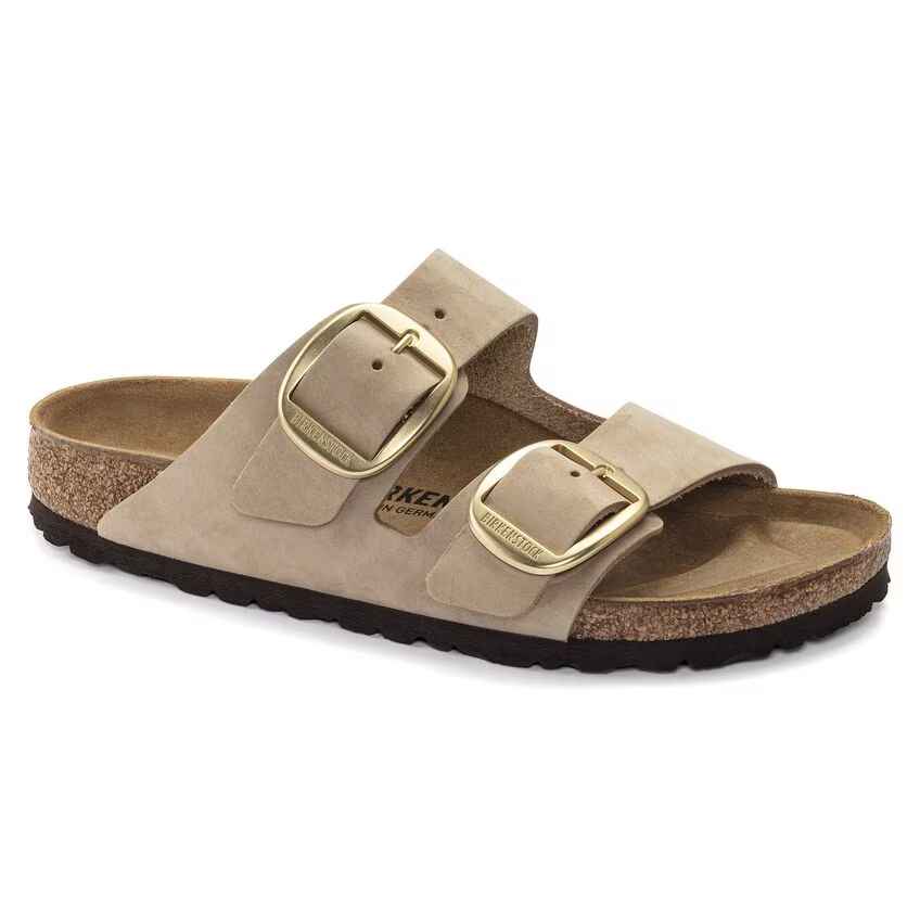 Birkenstock Arizona Big Buckle Nubuck Leather Sandal