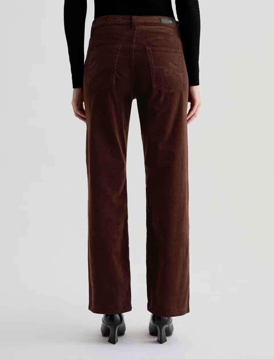 AG Brinley Corduroy Mid-Rise Straight Pants