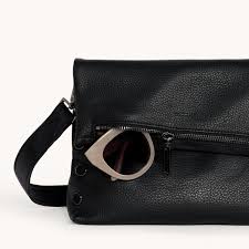 Hammitt VIP Medium Shoulder Bag - Black/Gunmetal