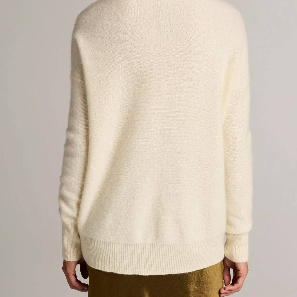 Vince Plush Cashmere Funnel-Neck Sweater