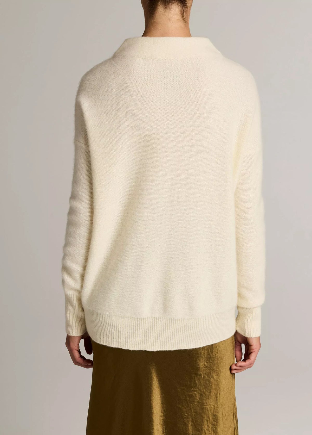 Vince Plush Cashmere Funnel-Neck Sweater