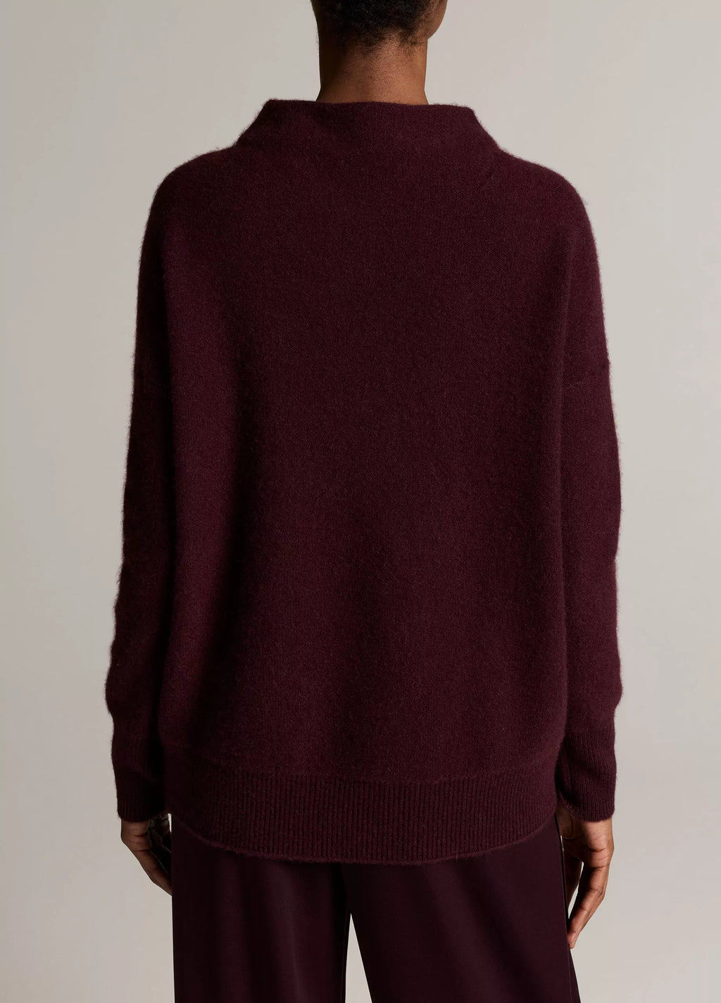 Vince Plush Cashmere Funnel-Neck Sweater