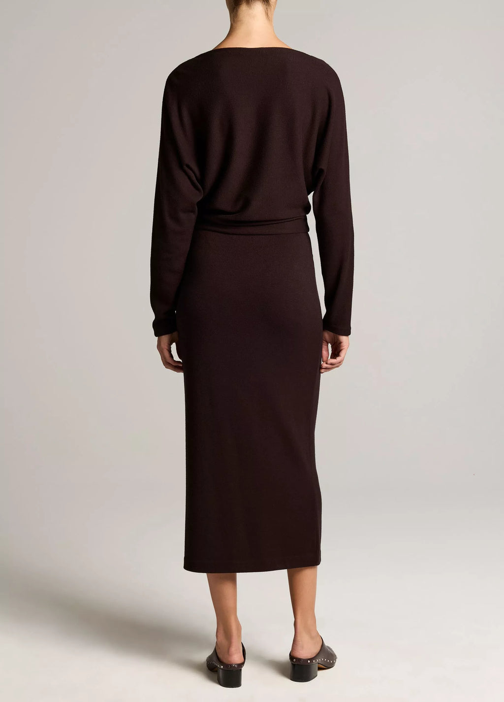 Vince Cozy Stretch-Jersey Midi Dress