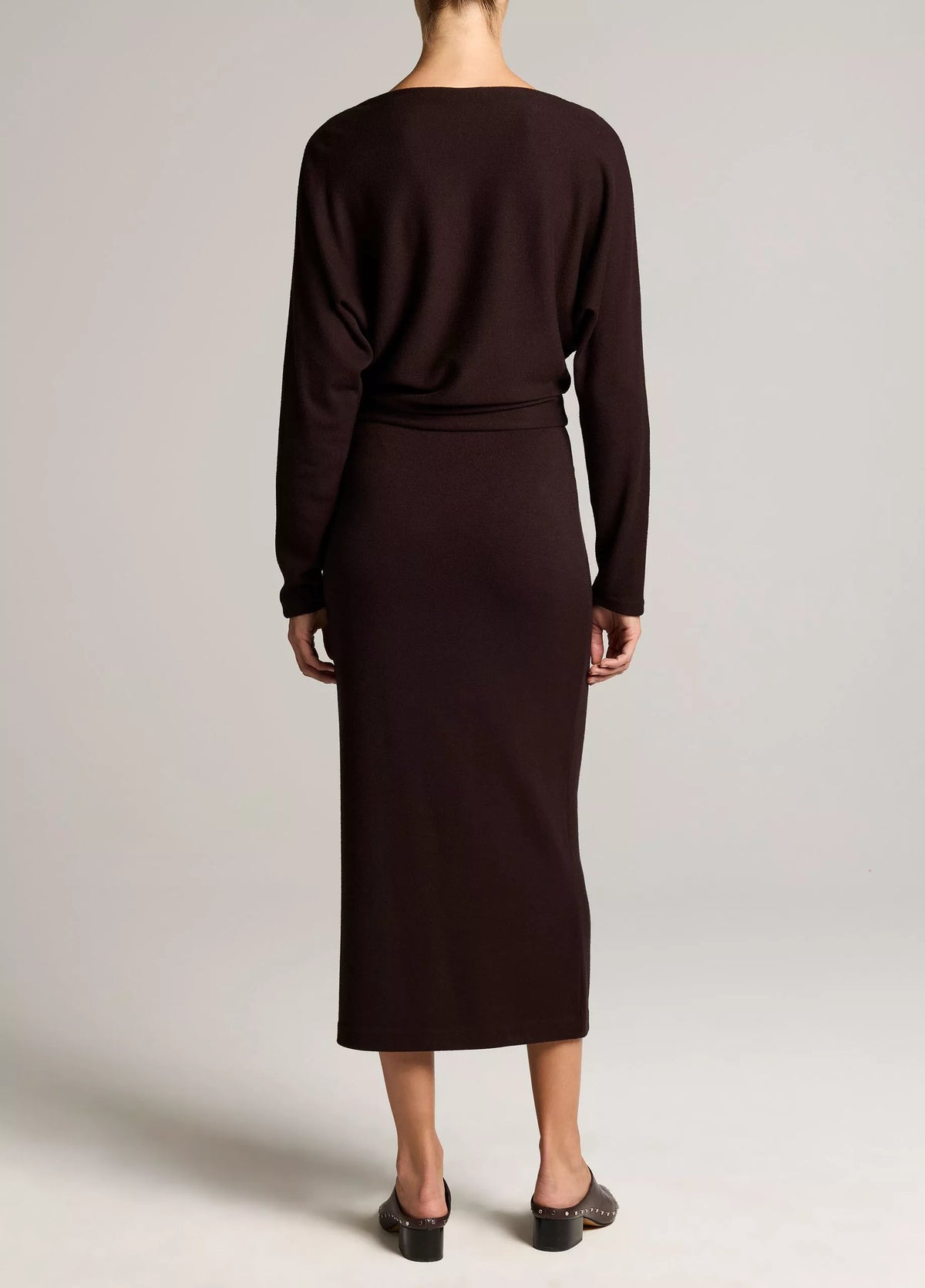 Vince Cozy Stretch-Jersey Midi Dress