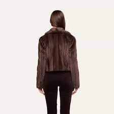 L'Agence Davy Faux Fur Jacket
