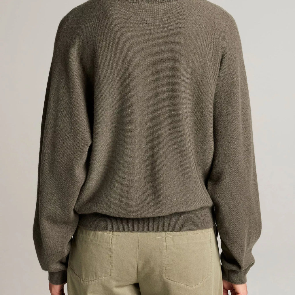 Vince Wool-Cashmere Dolman-Sleeve Turtleneck Sweater