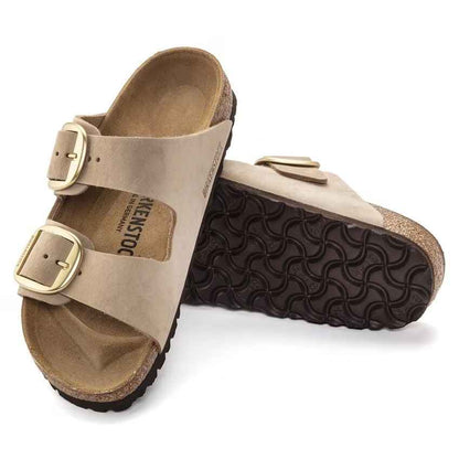 Birkenstock Arizona Big Buckle Nubuck Leather Sandal