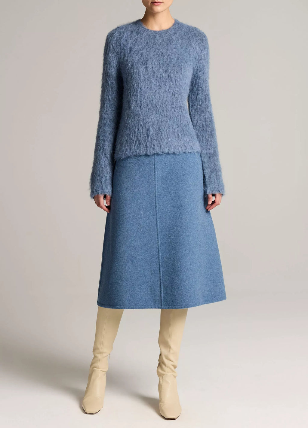 Vince Brushed Crew Neck Sweater