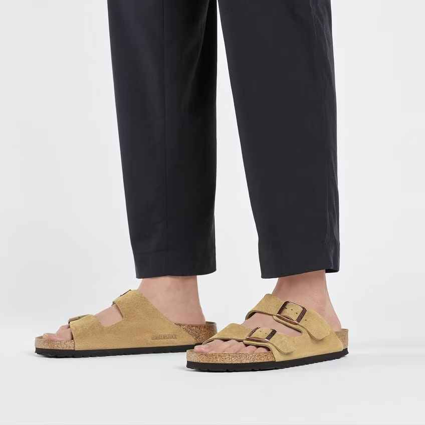 Birkenstock Arizona Suede Leather Sandal