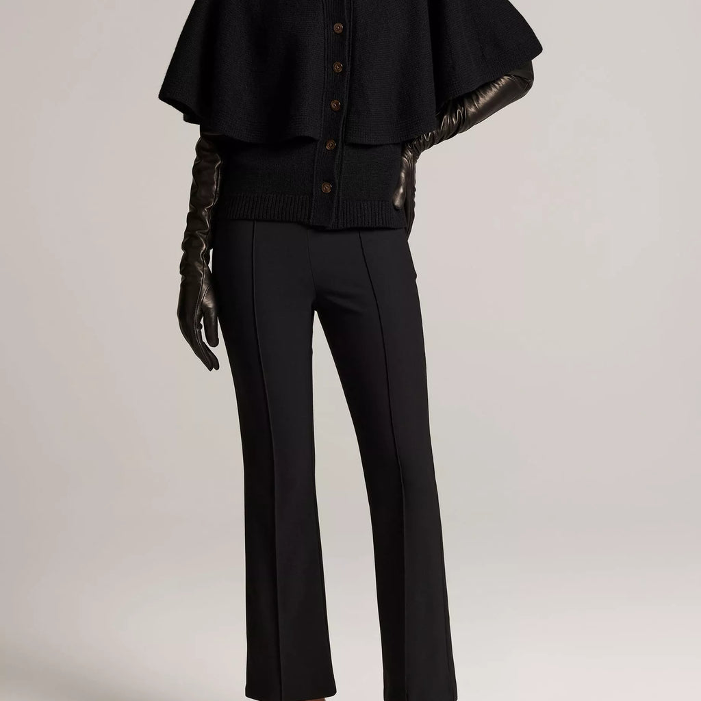 Vince Wool-Blend Turtleneck Cape Cardigan