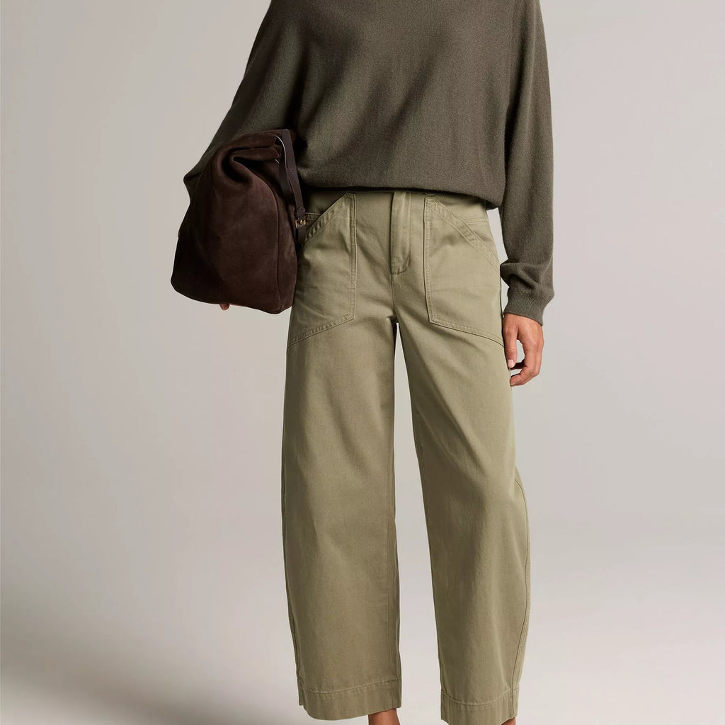Vince Wool-Cashmere Dolman-Sleeve Turtleneck Sweater