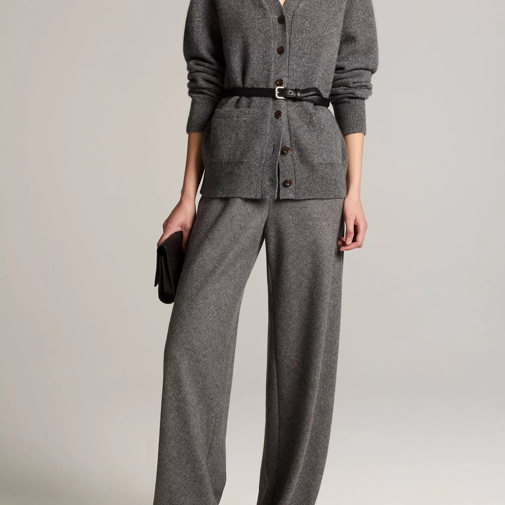 Vince Wool & Cashmere-Blend Relaxed V-Neck Cardigan