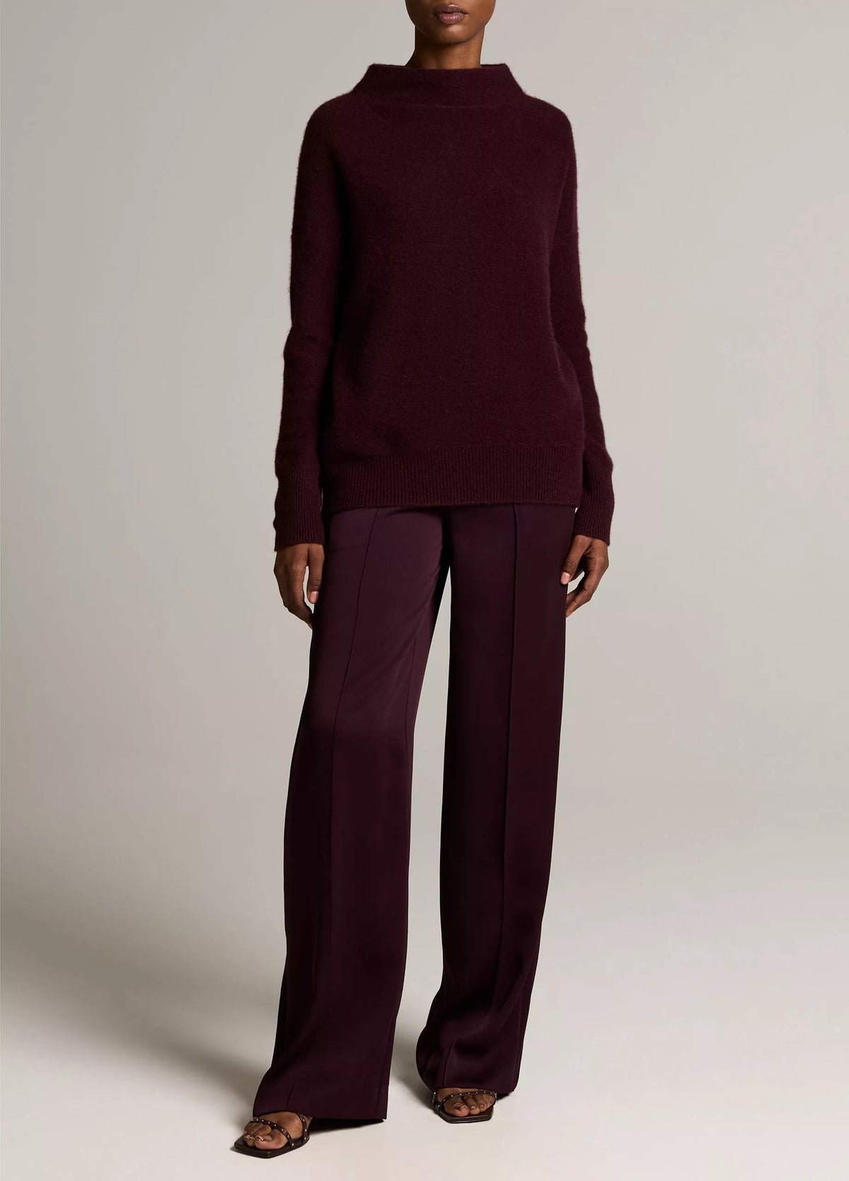 Vince Plush Cashmere Funnel-Neck Sweater