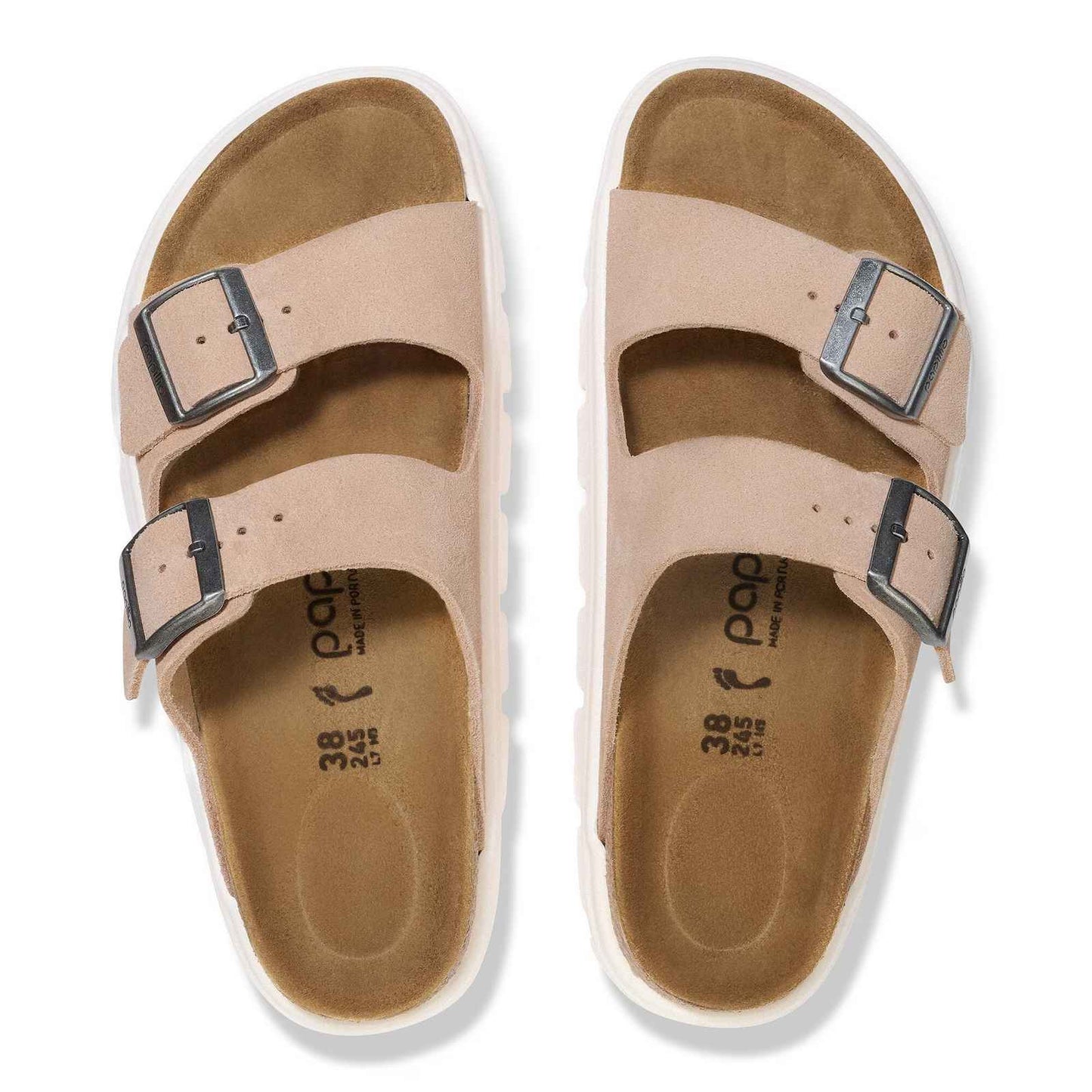 Birkenstock Arizona Chunky Suede Leather Sandal