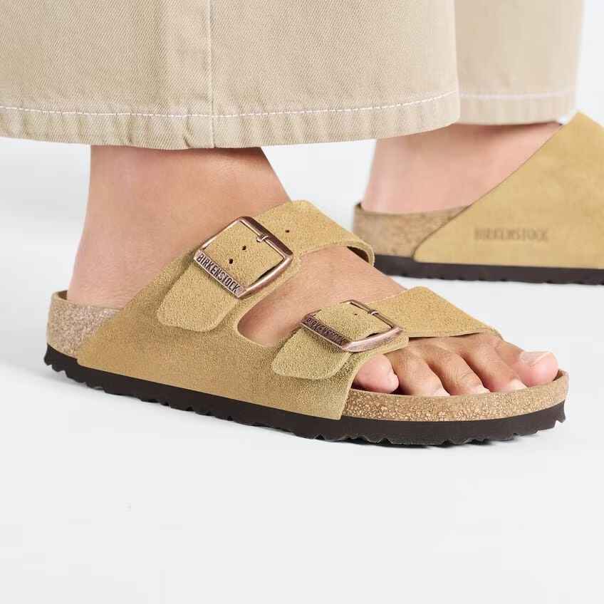 Birkenstock Arizona Suede Leather Sandal