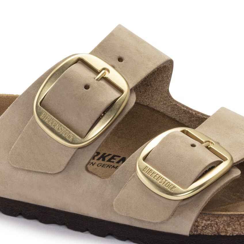 Birkenstock Arizona Big Buckle Nubuck Leather Sandal