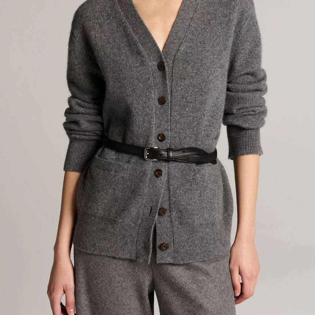 Vince Wool & Cashmere-Blend Relaxed V-Neck Cardigan