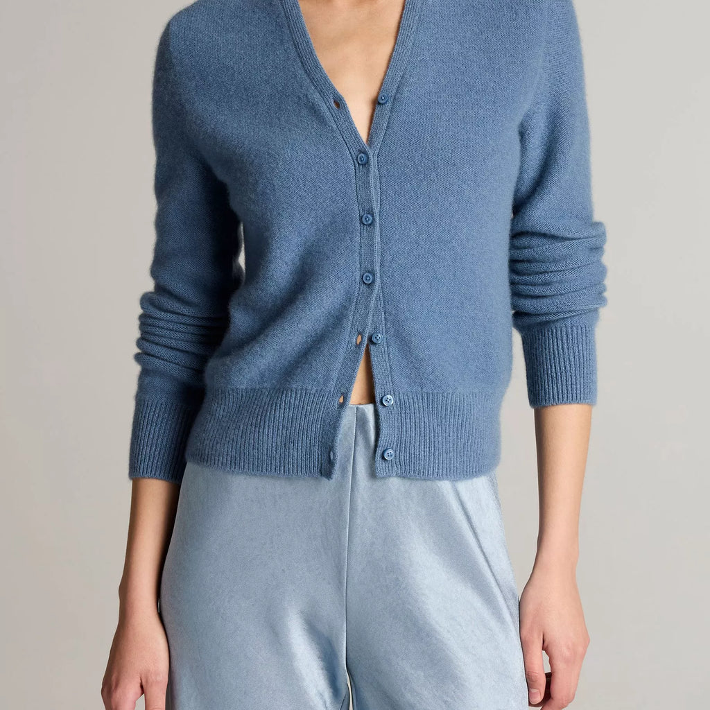 Vince Plush Cashmere V-Neck Cardigan