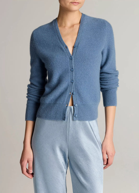 Vince Plush Cashmere V-Neck Cardigan
