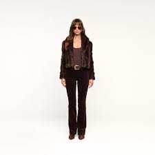 L'Agence Davy Faux Fur Jacket