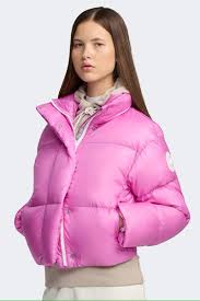 Canada Goose Cypress Cropped Puffer White Label