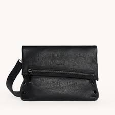 Hammitt VIP Medium Shoulder Bag - Black/Gunmetal