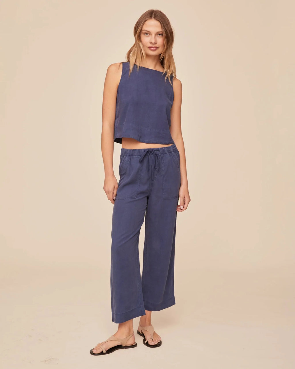 Bella Dahl Easy Pocket Wide Leg Crop