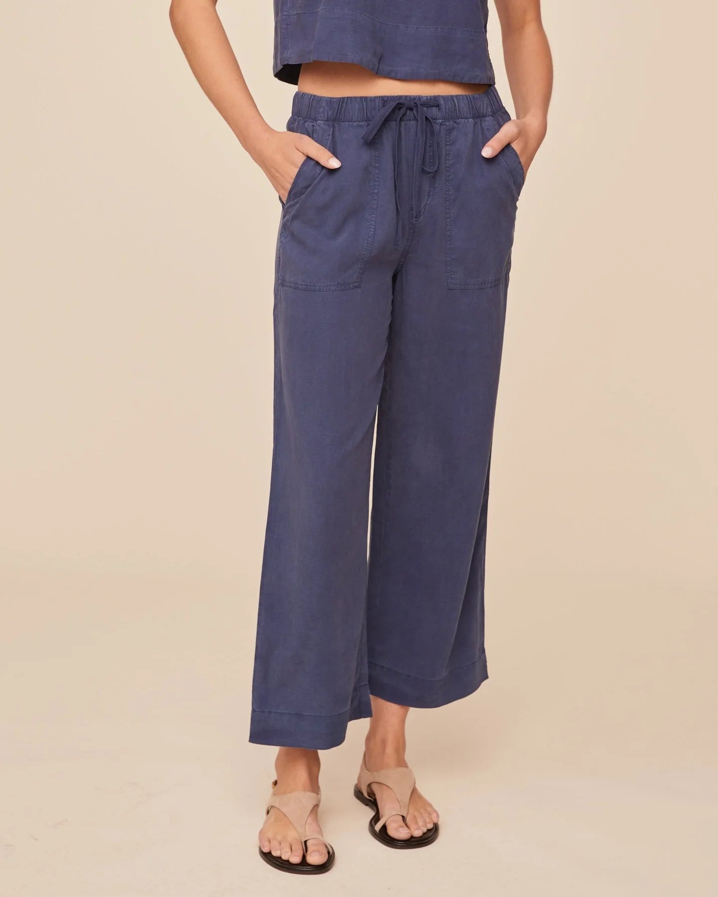 Bella Dahl Easy Pocket Wide Leg Crop