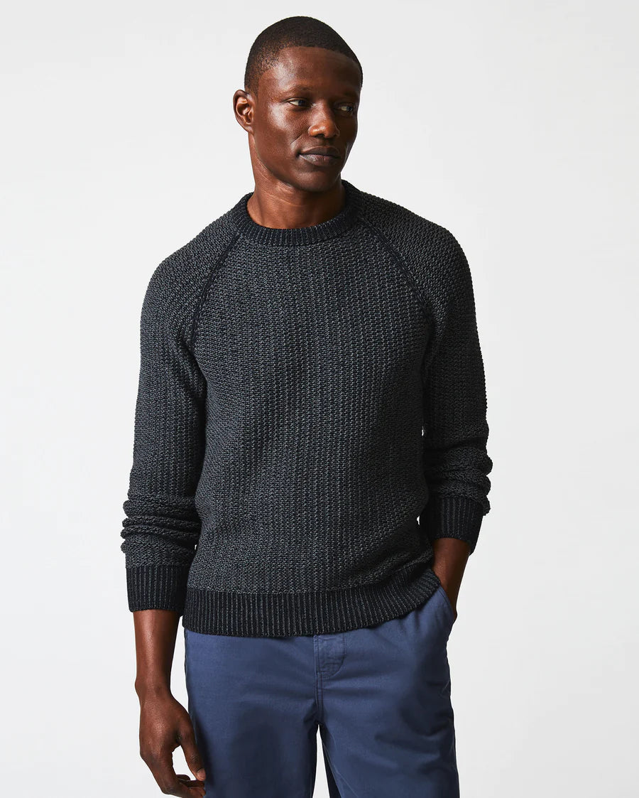 Billy Reid Marled Crewneck Sweater