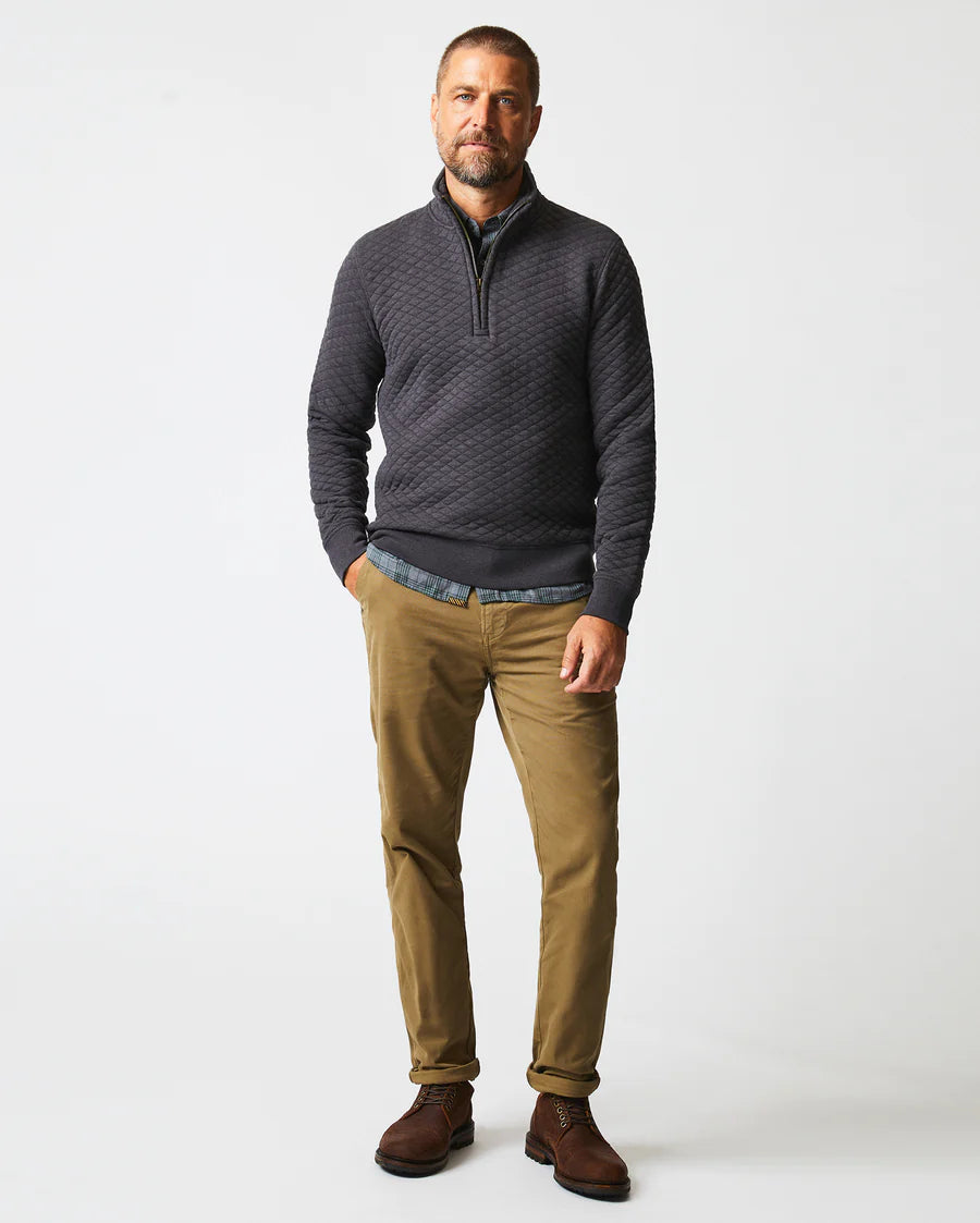 Billy Reid Diamond Quilt Half Zip