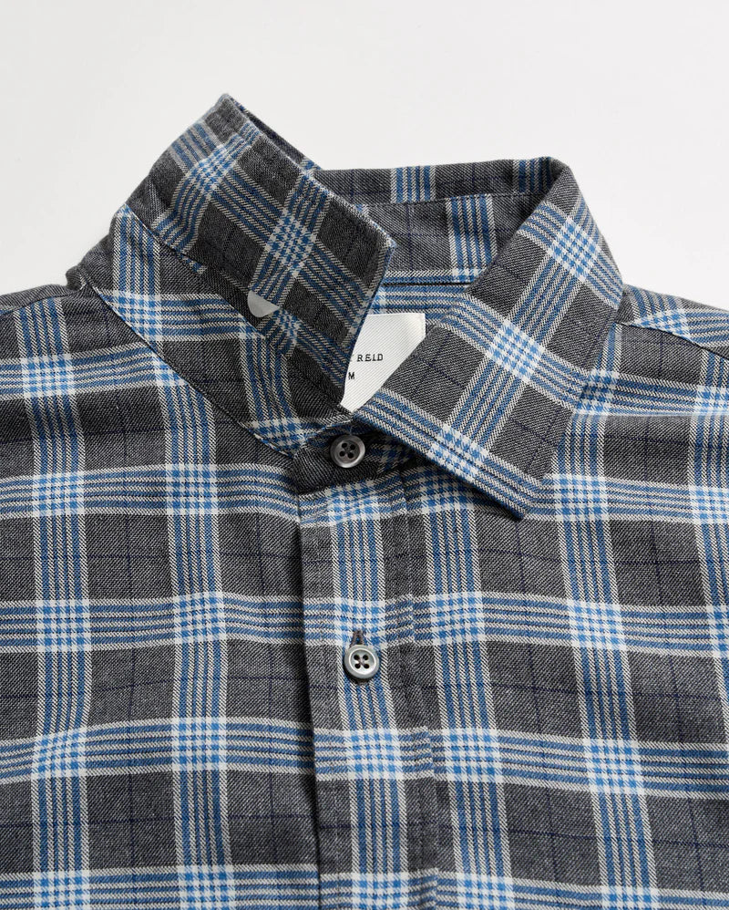 Billy Reid Melange Plaid Cypress Shirt