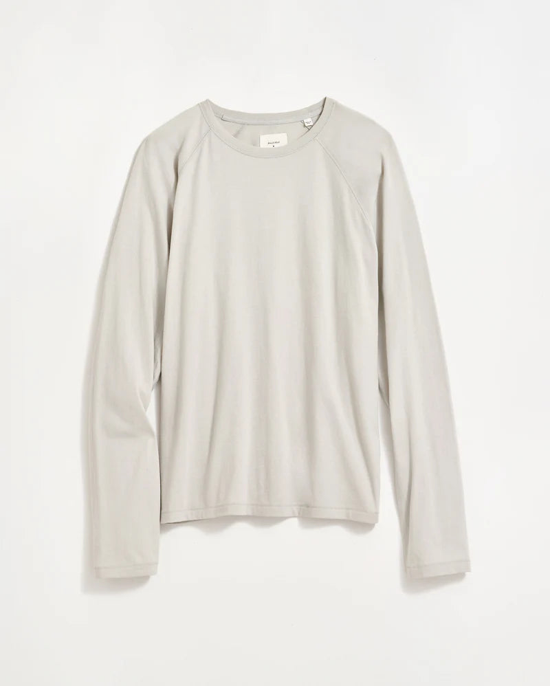 Billy Reid Long Sleeve Sueded Cotton Crew