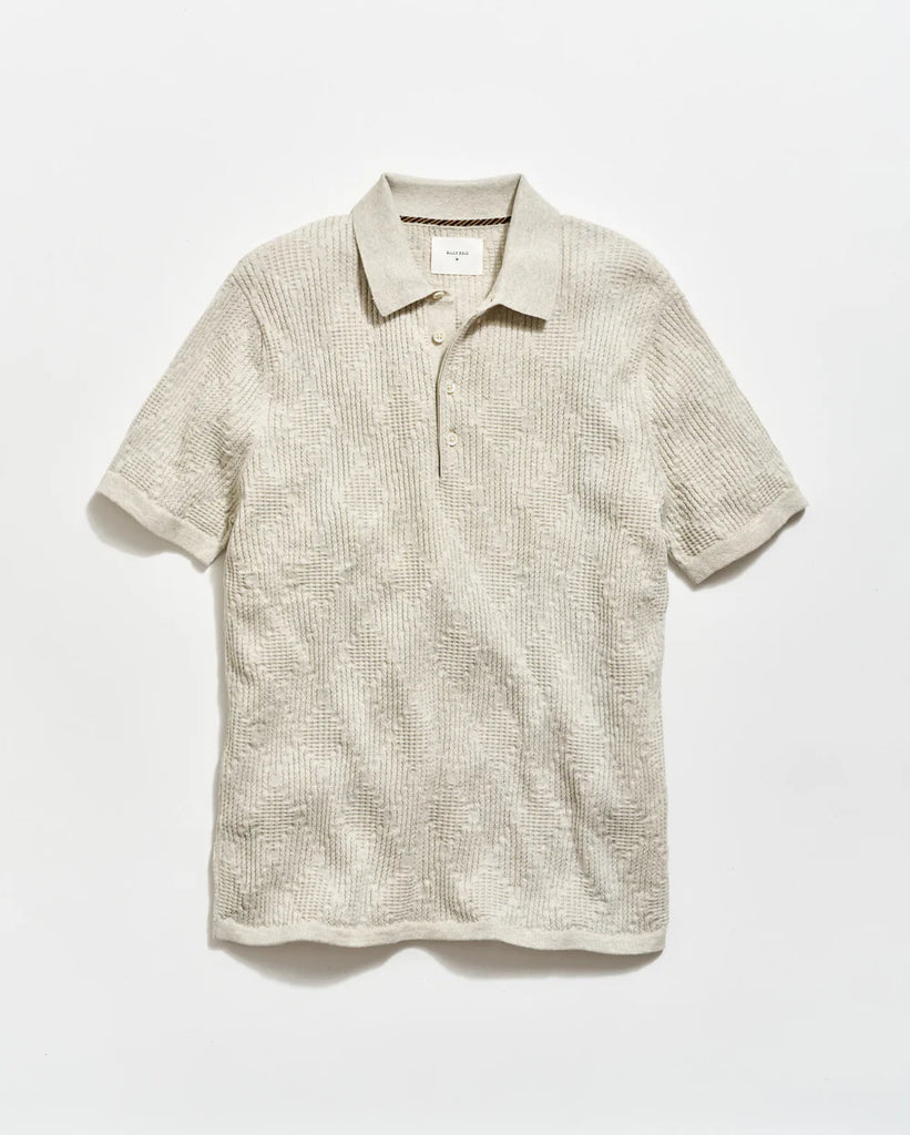 Billy Reid Diamond Sweater Polo