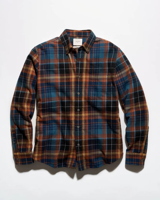 Billy Reid Micro Block Plaid Tuscumbia Shirt