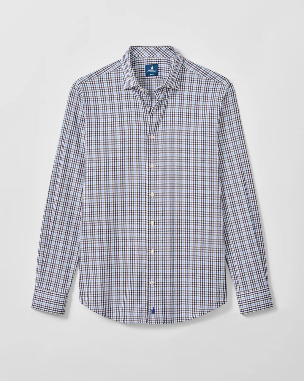 Johnnie-O Natural Performance Button Down Shirt - Highland Pane