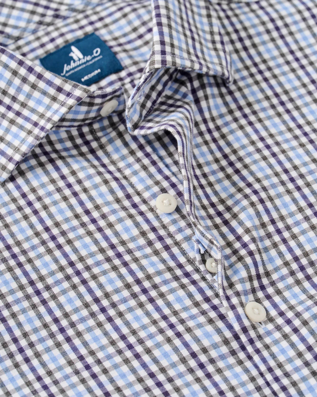 Johnnie-O Natural Performance Button Down Shirt - Highland Pane