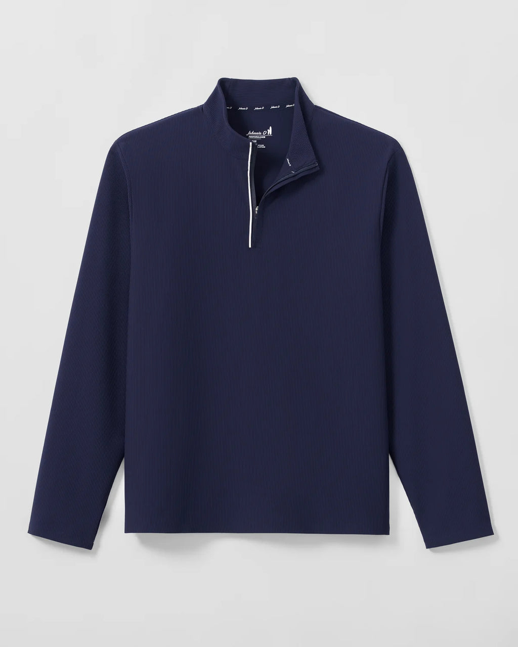 Johnnie-O Hoppin Ribbed Knit Performance 1/4 Zip Pullover