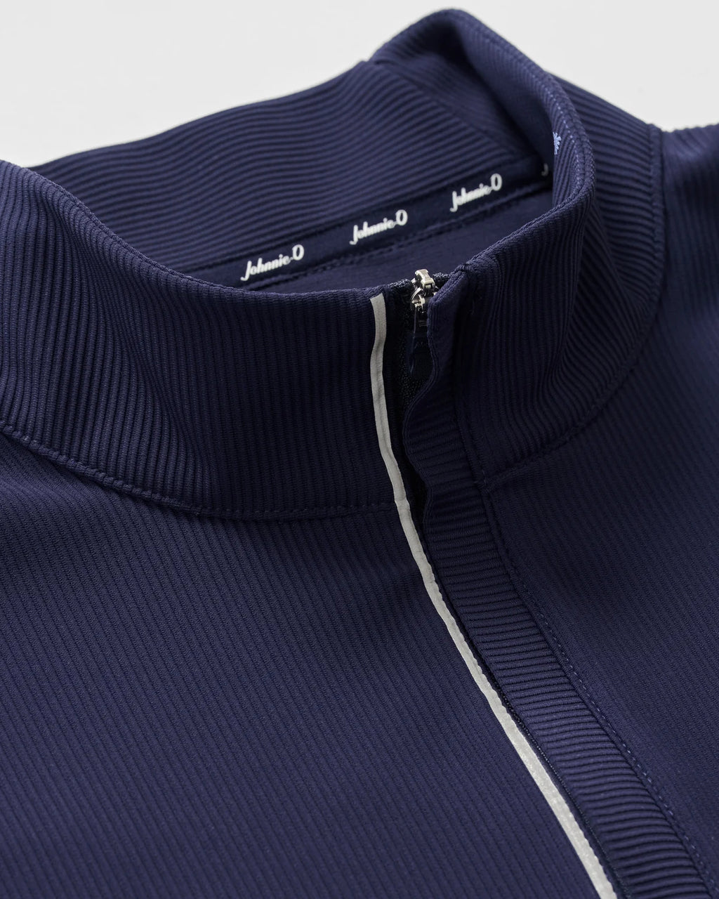 Johnnie-O Hoppin Ribbed Knit Performance 1/4 Zip Pullover