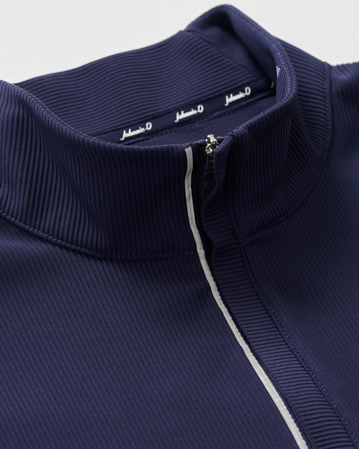 Johnnie-O Hoppin Ribbed Knit Performance 1/4 Zip Pullover