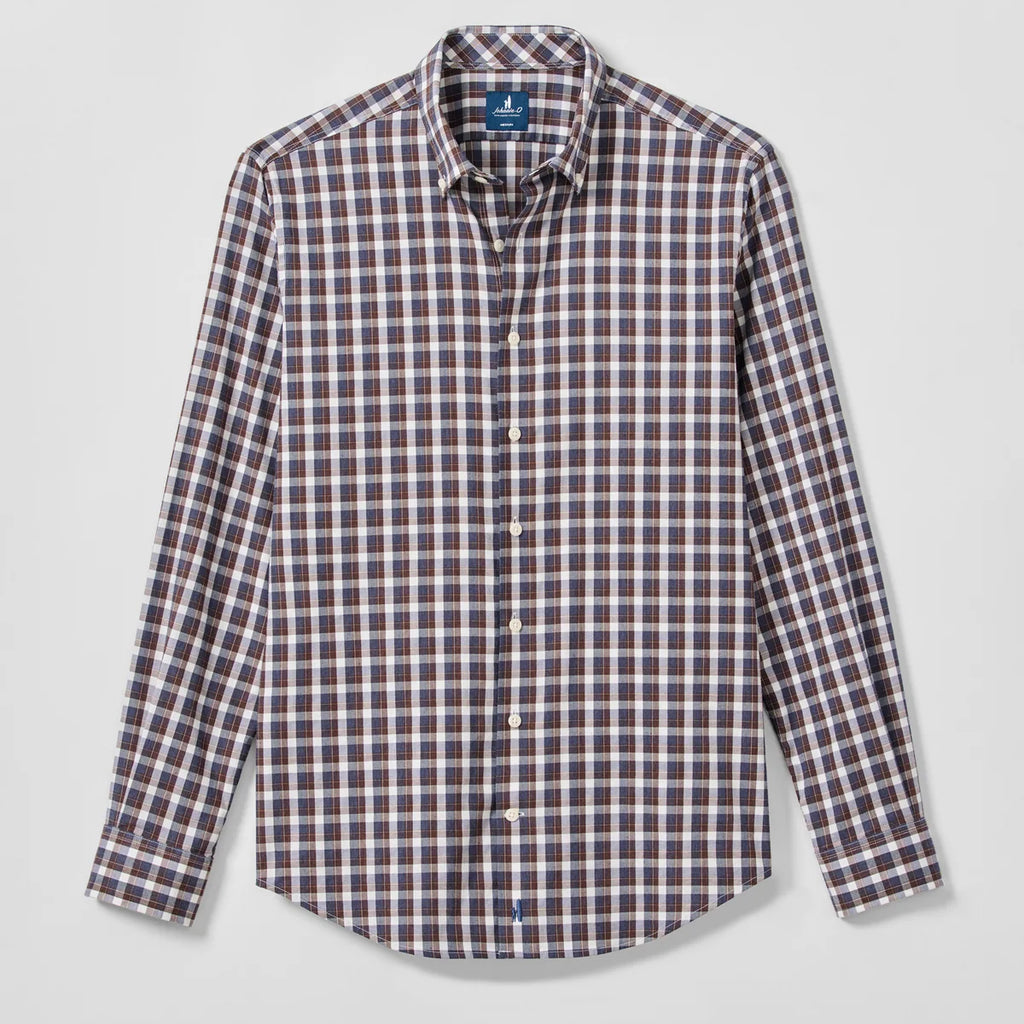 Johnnie-O Natural Performance Button Down Shirt - Oak Bluffs Plaid