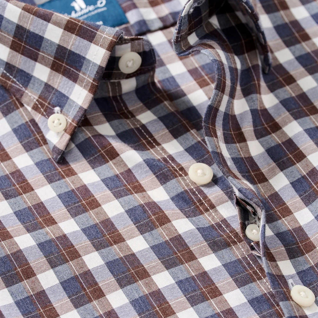 Johnnie-O Natural Performance Button Down Shirt - Oak Bluffs Plaid